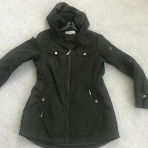 MK army green jacket rain coat